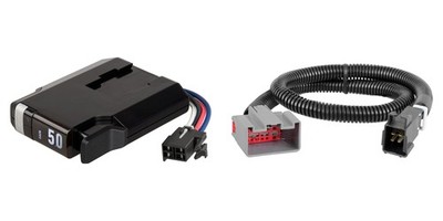CURT Triflex Next Trailer Brake Controller & Vehicle Wiring Harness 51146 51524