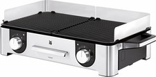 WMF Elektrogrill Lono Master 2400W Tischgrill Cromargan matt 50x28cm Silber
