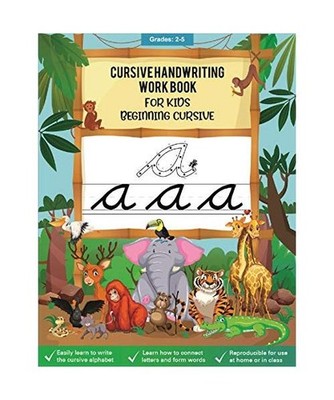 Cursive Handwriting Workbook for Kids: 3-in-1: Writing Practice Book to Master L