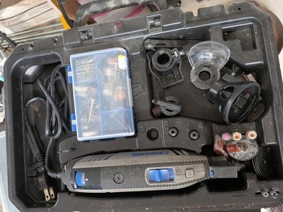 Dremel 4800 Rotary Tool Kit Corded Electric Attachment Included Accessories Case