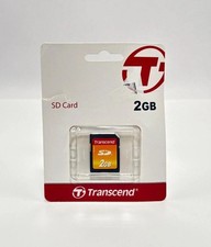 Transcend 2GB SD Flash Memory Card Full Size SD Card TS2GSDC