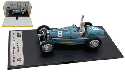 Le Mans Miniatures Bugatti Type 59 #8 Monaco GP 1934 - Rene Dreyfus Maßstab 1:43