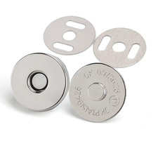 10 Pcs/Pack 14-18MM Magnetic Snap Fasteners Clasps Buttons Handbag