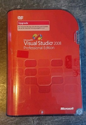 MS Visual Studio 2008 Professional Edition Upgrade  DVD Box Deutsch C5E-00259