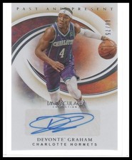 2019-20 Immaculate #PP-DGR Devonte' Graham Past and Present Signatures Auto /75