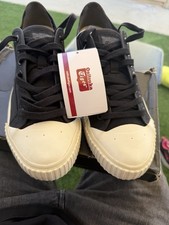 Onitsuka Tiger OK Basketball Lo RB Black Canvas Sneakers Men's Size 10