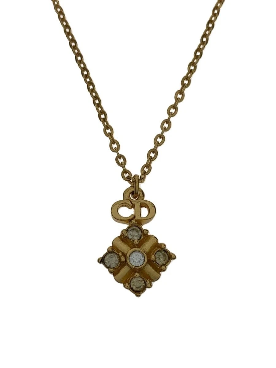 Collana Christian Dior con pietre colorate top oro donna