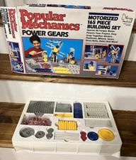 VTG Popular Mechanics Power Gears 1994 9060 165 pc Motorized Building Set
