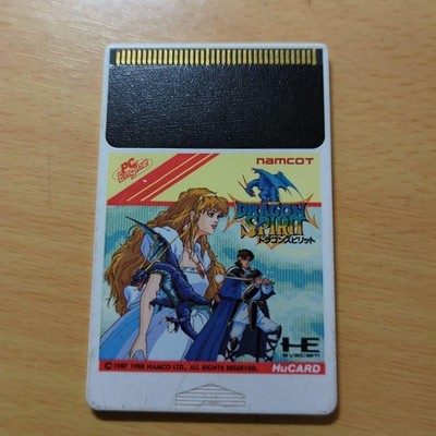 Namcot Dragon Spirit PC Engine HuCARD NTSC-J Tested Japan Import