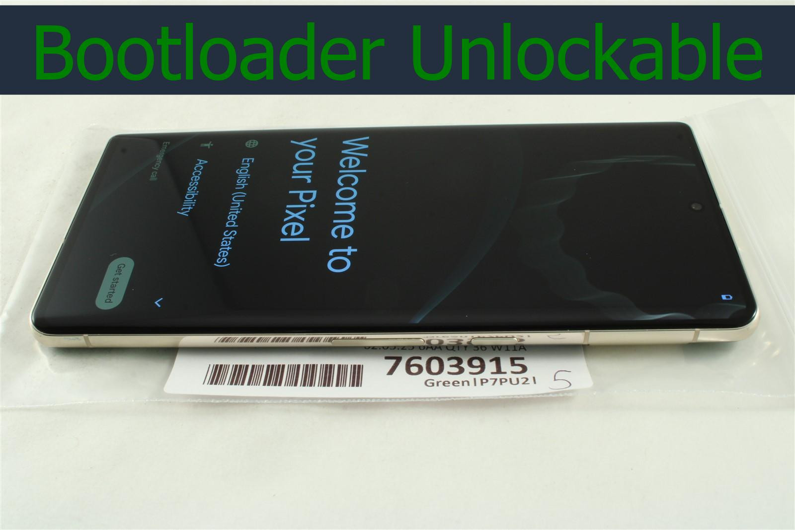 Google Pixel 7 Pro Unlocked AT&T T-Mobile Verizon Unlockable Bootloader 7603915