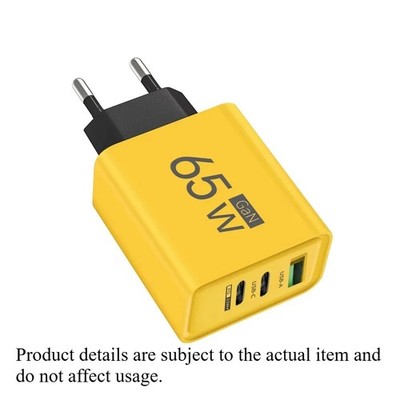 65W USB-C Schnell Ladegerät PD QC3.0 Wandadapter für iPhone Samsung Xiaomi
