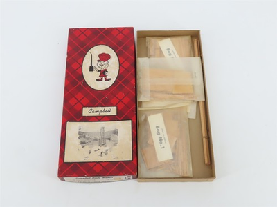 #ad HO 1 87 Scale Campbell Scale Models Kit 354 Timber Oil Derrick $74.95