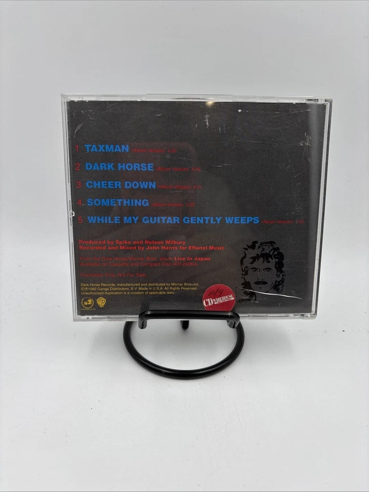 🔥GEORGE HARRISON LIVE IN JAPAN CD 5 TRACK SAMPLER 1992 PROMO ONLY NOT FOR SALE - Image 2 of 4