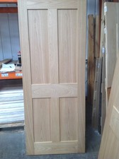 Oak FD30 4 Panel Shaker Door (Prefinished) - 826 x 2040 x 44mm (627)
