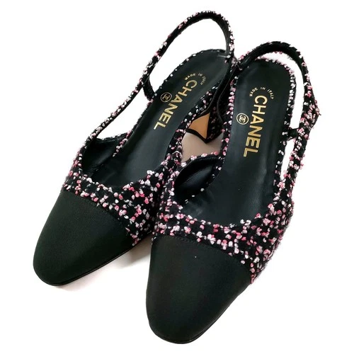 Chanel US 6 Fablic Women's Pumps Italy 2765608