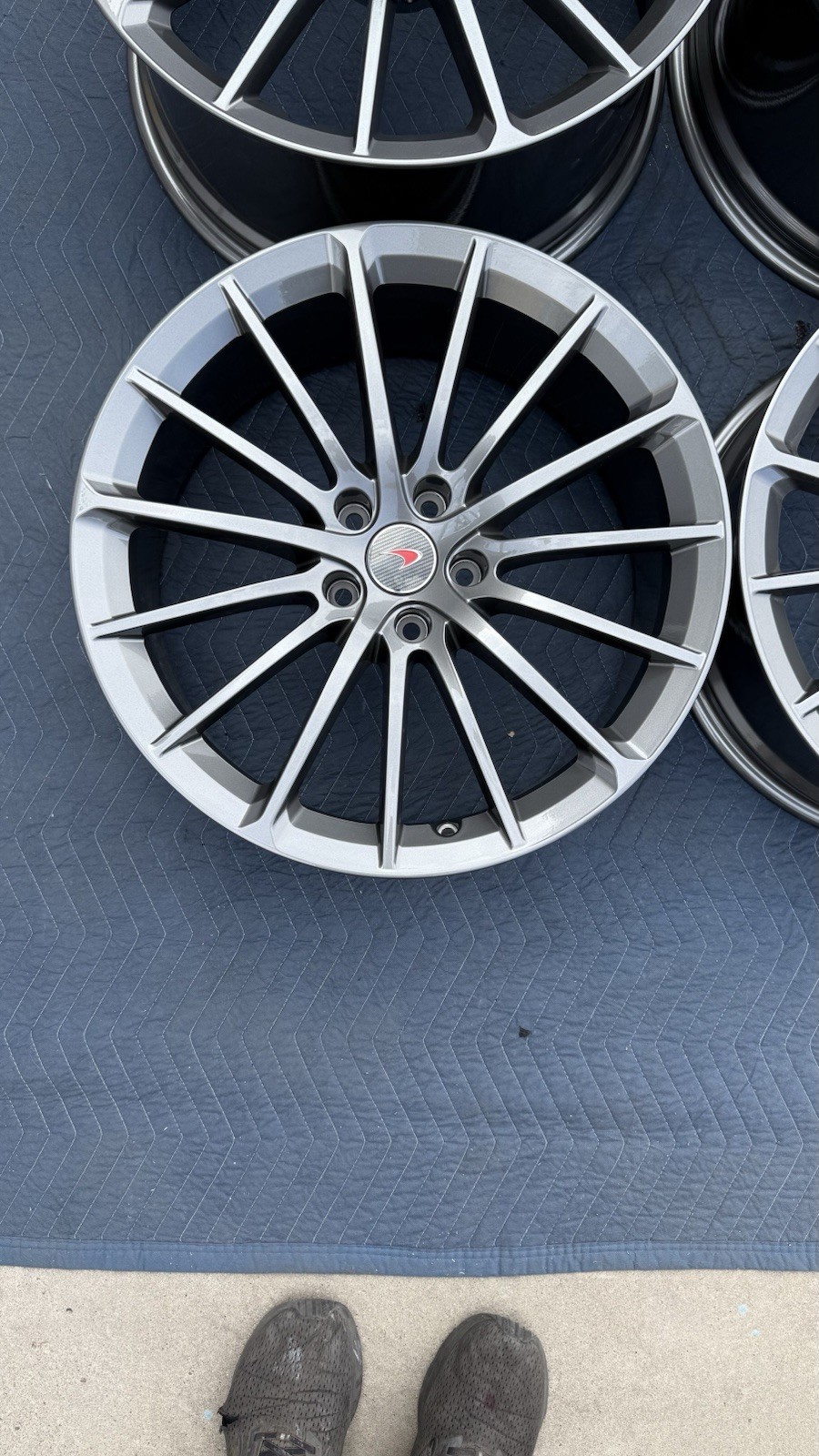 (4) McLaren 570GT & 570S Wheels Genuine OEM  13B0954GP Powdercoated