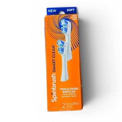 #ad Spinbrush Smart Clean 2Ct Replacement Brush Heads Soft Bristle $8.99
