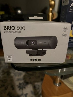 Logitech BRIO 500 Full HD Webcam with HDR - Graphite