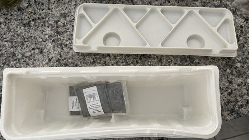 NEW set (3) LitterMaid Waste Receptacle Refills with lids & carbon filters