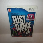Just Dance 3 Nintendo Wii Video Game with Manual Tested and Working Torn Artwork