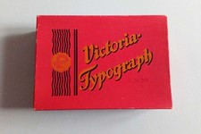 Stempelkasten Victoria-Typograph 10mm FAMOS Nr303/305 Vintage Original 1940/50er