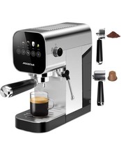 Aigostar 20Bar Espresso Coffee Machine for Capsule & Ground Coffee, Cappuccino