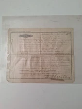 Rare Gladstone Mining Company Stock Certificate Nov. 18, 1903