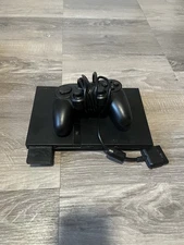 PS2 Slim Console Black  Bundle - Controller & Memory Card - Tested Read Desc.