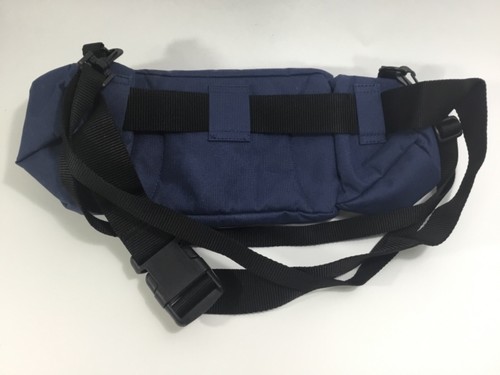 Diaper Dude Large Navy Canvas Alternative Diaper Bag for Dad w/ Waist Belt Strap - Picture 2 of 4