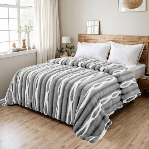 Plush Bed Blanket Mink Blankets Luxury Heavy Thick Warm Soft Winter Sofa Blanket - Picture 45 of 63