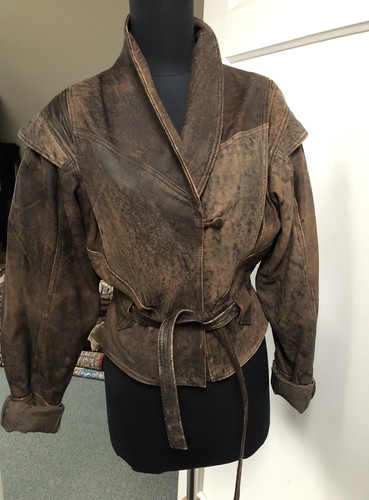 LEDERJACKE 40 DAMEN LAMMLEDER EXTRAVAGANT! BRAUN MEHRFARBIG!BUTTERWEICH! - Bild 3 von 12