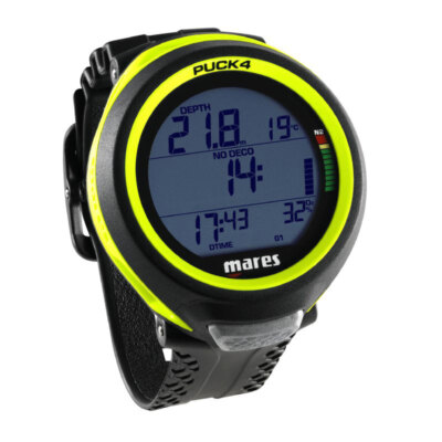 Mares Puck 4 Yellow Diving Computer with Bluetooth