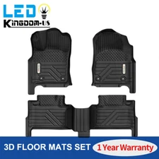 3D Floor Mats Set for 2016-2021 Dodge Durango Jeep Grand Cherokee TPE Liners