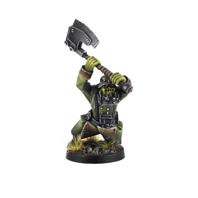 Ork War2 Ork Zweihänder Axt Greatcoat Orc Two-Handed Axe Kromlech KRM057