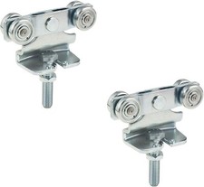 2x Helm Agrar Rollapparat Laufwerk höhenverstellbar doppelpaarig Schiebetor Tore