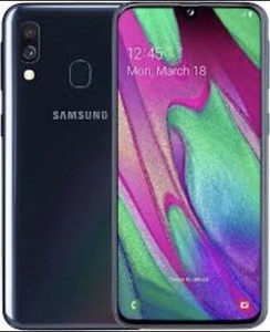Samsung Galaxy A40 - 64GB - Schwarz Dual Sim - Entsperrt - SEHR GUT