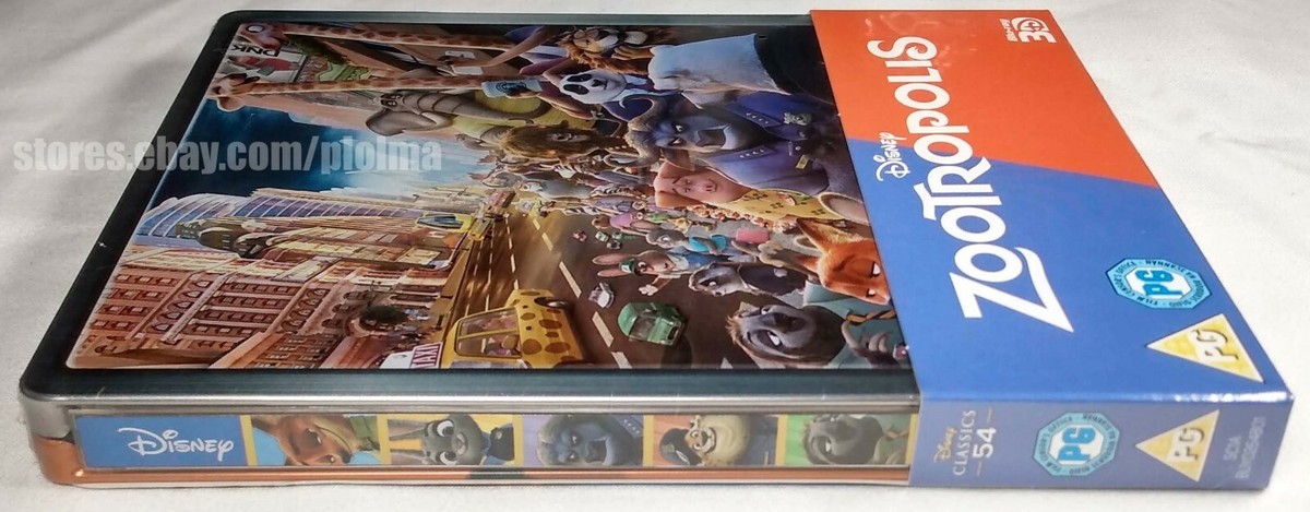 ZOOTROPOLIS (Zootopia) 3D & 2D Blu-ray STEELBOOK Disney
