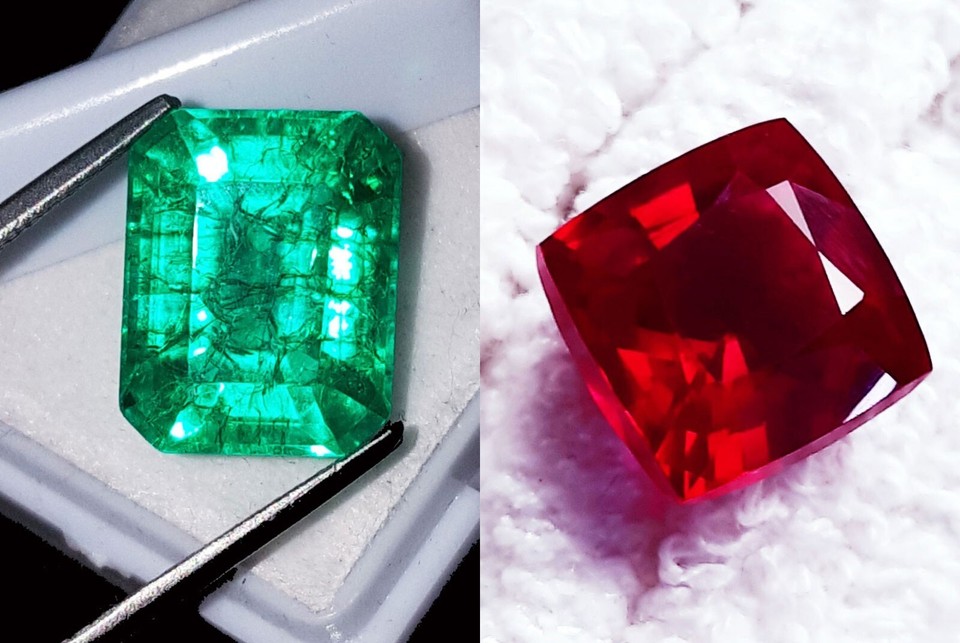 Diamante Naturale Certificato MOGOK Rubino Smeraldo Zaffiro Turchese Ametista - Foto 13