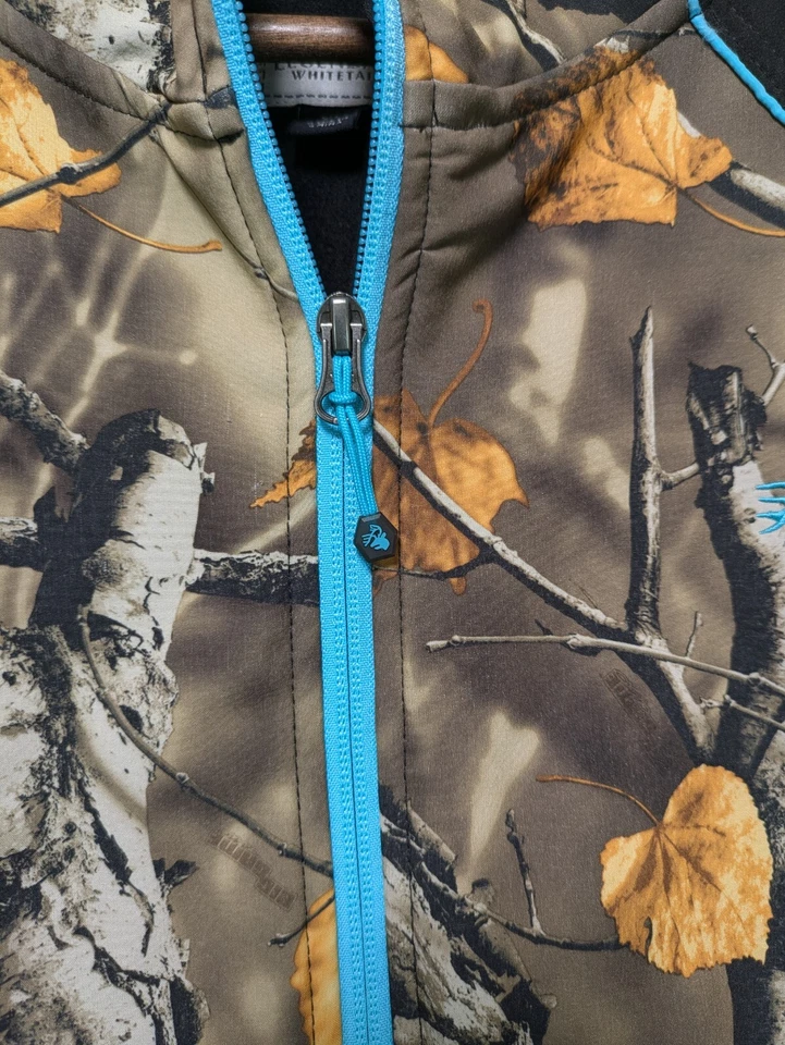 Legendary Whitetails Camouflage Hunting Jacket Women XL Timber Creek Fleece line - Image 4 of 4