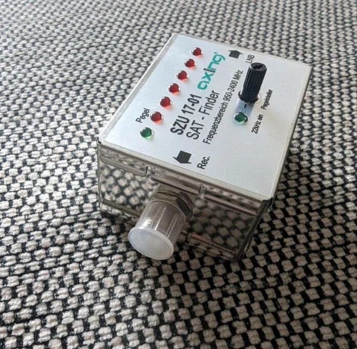 Axing SZU 17-01 Sat-Finder Satellitenfinder Digital Mit Tonsignal - Bild 4 von 4