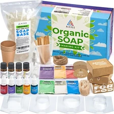 Organiс Handmade Soap Making Kit for Adults Melt & Pour Soap Base DIY Soap Molds