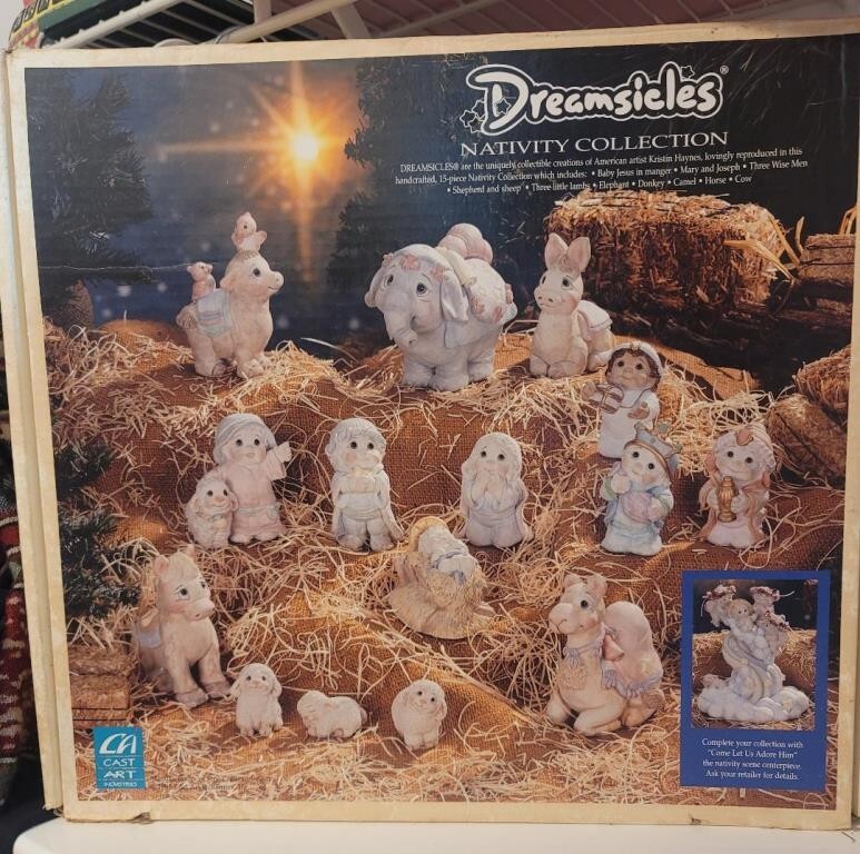 DREAMSICLES FIGURINES COLLECTOR EXCELLENT CONDITION NATIVITY SET eBay