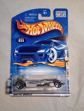 Hot Wheels 2001 First Editions 22/36 Jet Threat 3.0 #034 Gray 28761 Malaysia