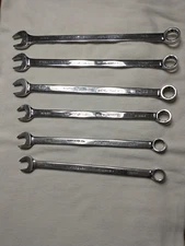 MATCO TOOLS EXTRA LONG METRIC COMBINATION WRENCH SET. 6 PC. WCXL MCXL 14-19MM.