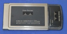 Cisco Aironet 802.11b 2.4gHz Wireless Card PCMCIA Type II Used AIR-PCM352