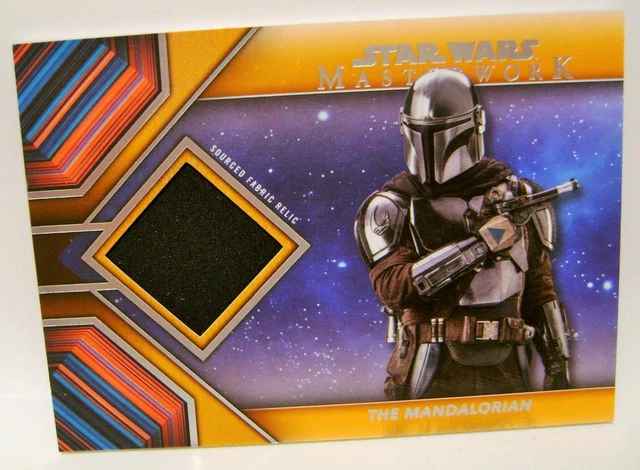 THE MANDALORIAN #6 /10 FABRIC RELIC CLOATOPPS STAR WARS MASTERWORK 2022