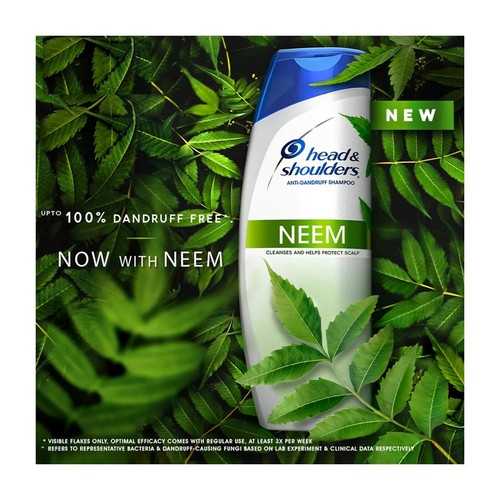 Brand New Head & Shoulders Neem Anti Dandruff Shampoo Cleanses Protect Scalp - Picture 16 of 21