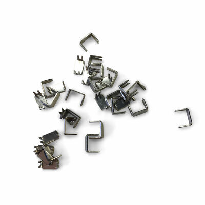 20 Arrêts De Bas Métal Noir - 4 Griffes - Pour Fermeture éclair 5 Ou 6 Mm - Lot Couture Et Réparation