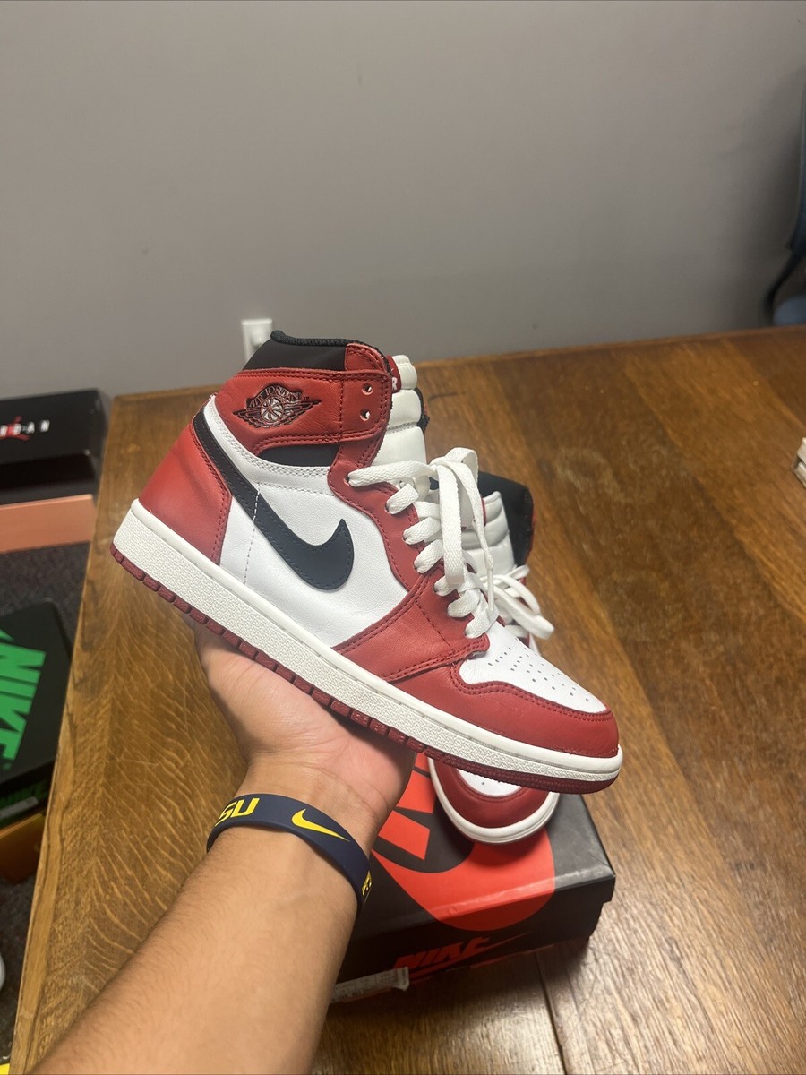 スニーカー Nike TD Jordan 1 High OG Chicago 15cm Nike Air Jordan 1 Retro OG High Chicago 2015 Size 8 | eBay