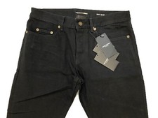 Saint Laurent Black Jeans Slim Fit Size 33 Made in Italy